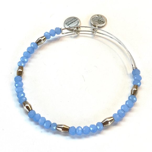 Alex and Ani Jewelry - ALEX and ANI Periwinkle Blue Beaded Bracelet